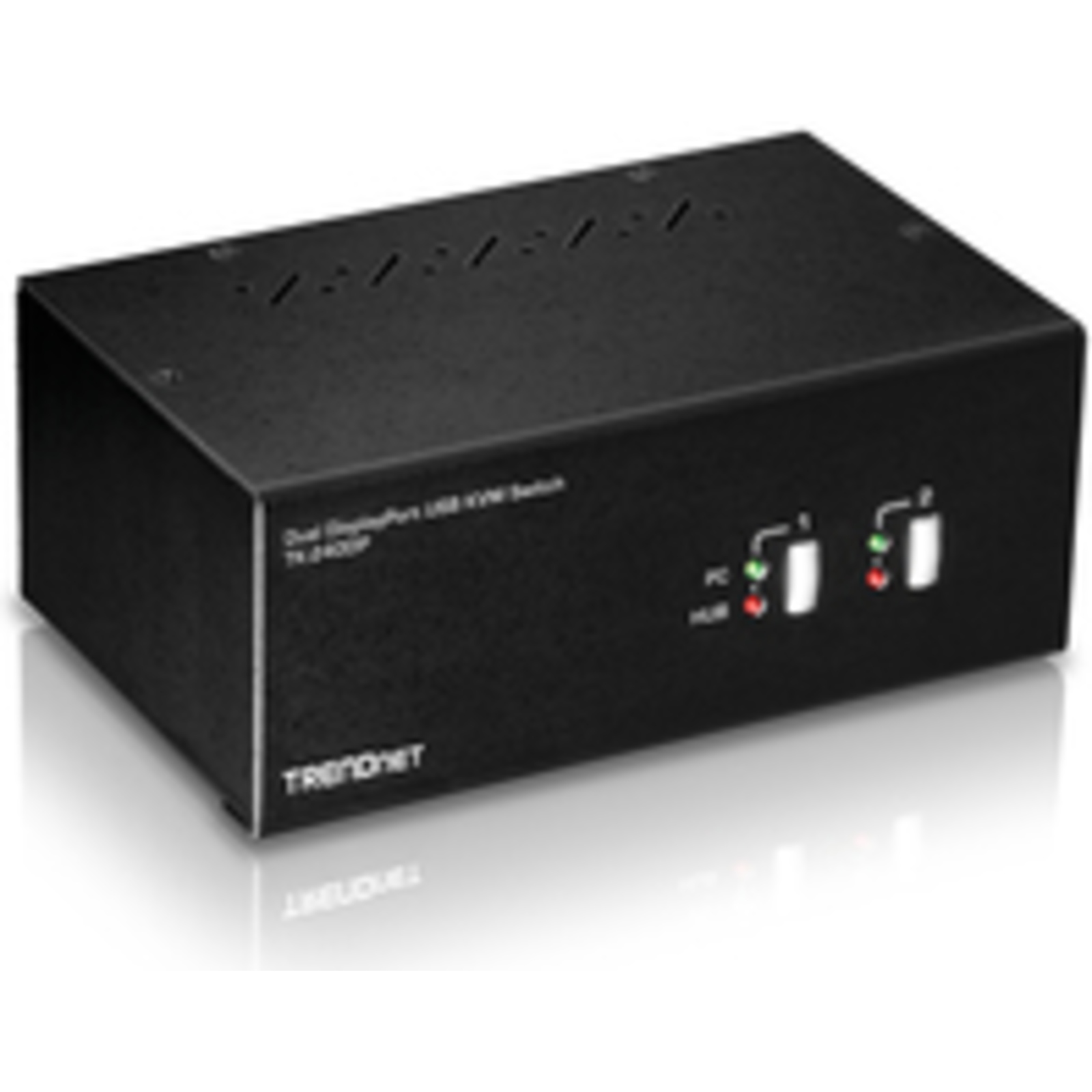 TRENDnet KVM 2-Port Displayport Switch with Audio USB 2.0 Hub