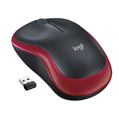 WIRELESS MOUSE M185 RED - .