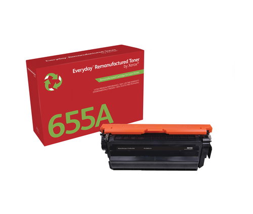 EVERYDAY BLACK TONER COMPATIBLE - WITH HP 655A (CF450A) STANDARD C