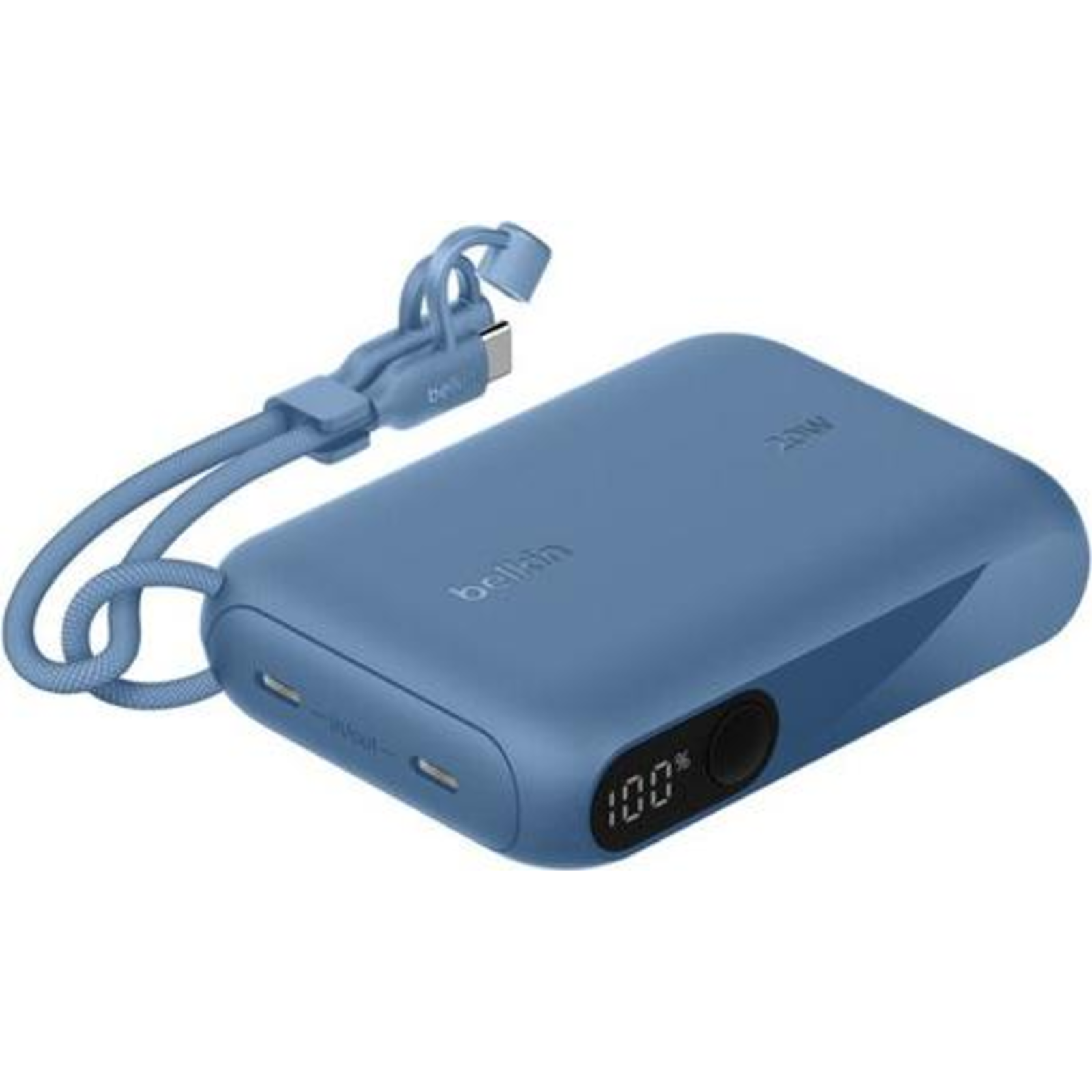 Belkin BoostCharge Powerbank with Display 10,000 MAh 20 Watts PD 2 Output Ports (24-pin USB-C)