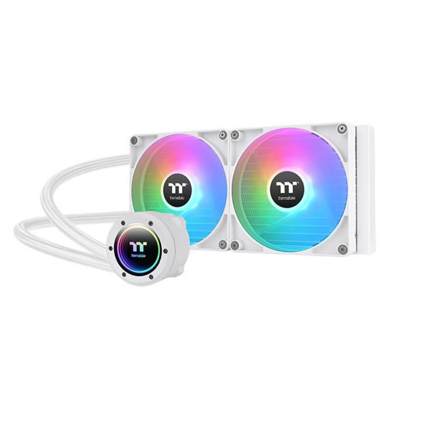 Thermaltake TH280 V2 ARGB Sync Snow Edition Processor Liquid Cooling System Cooler Size