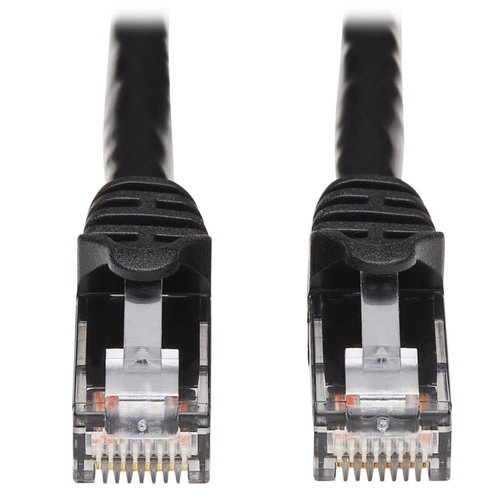 CAT6A 10G SNAGLESS UTP ETHERNE - T CABLE (RJ45 M/M) BLACK 25 FT.