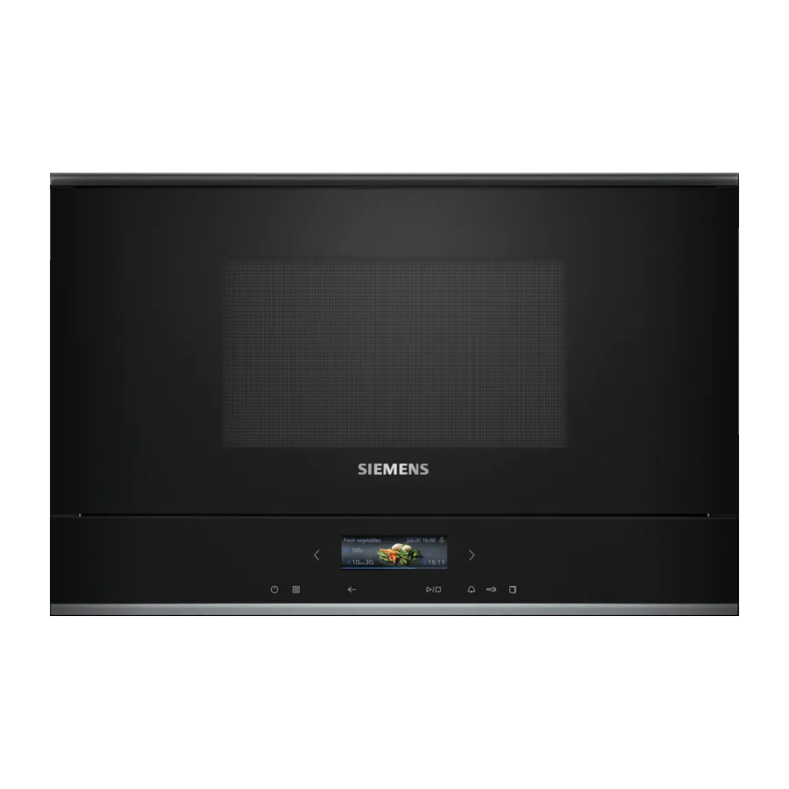 Siemens iQ700 BF722L1B1 microwave Black Solo microwave Built-in 21 L 900 W