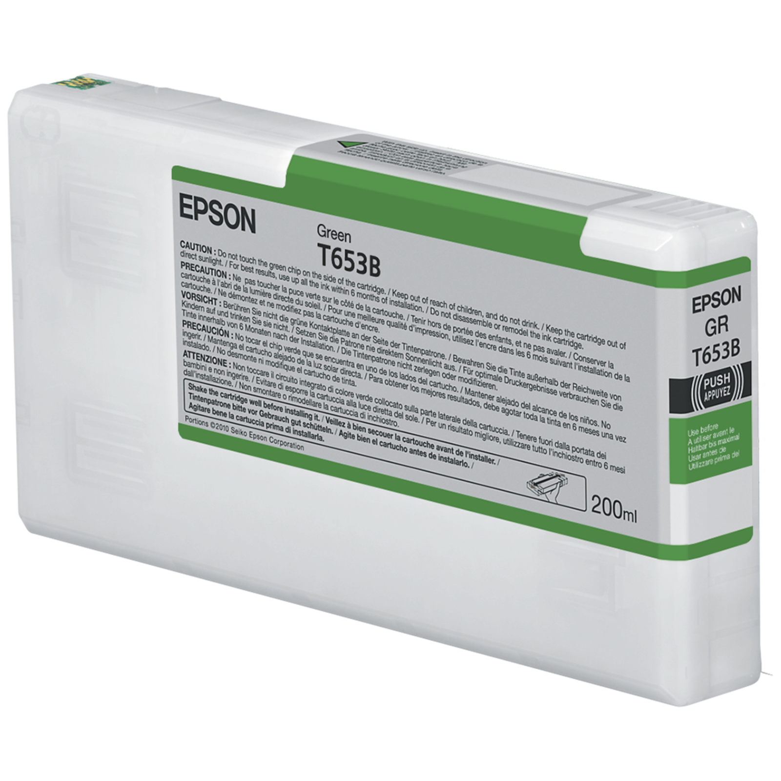 Epson T653B Green Ink Cartridge 200 Ml 200 Ml