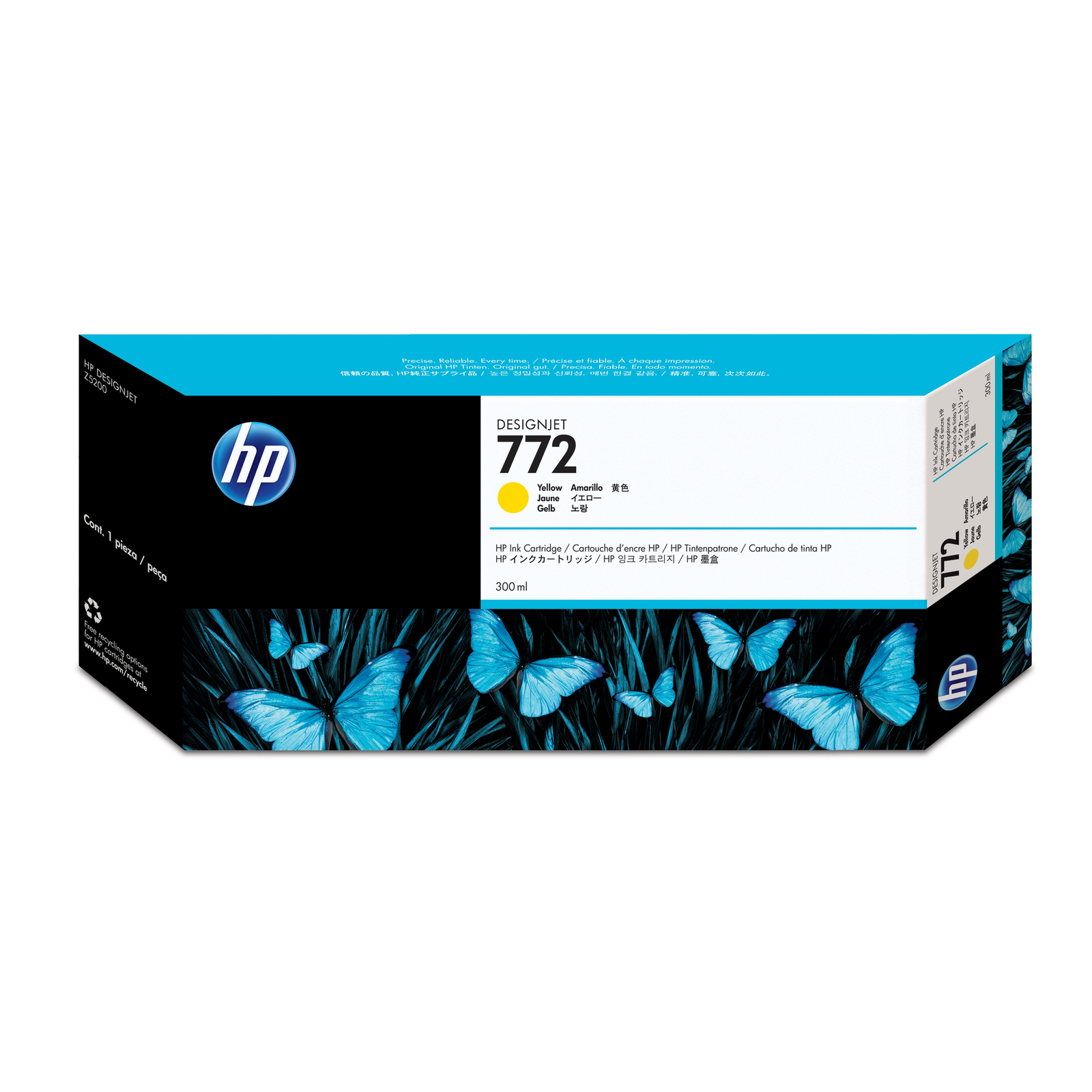 HPI 772 300-ml Yellow Ink Cartridge