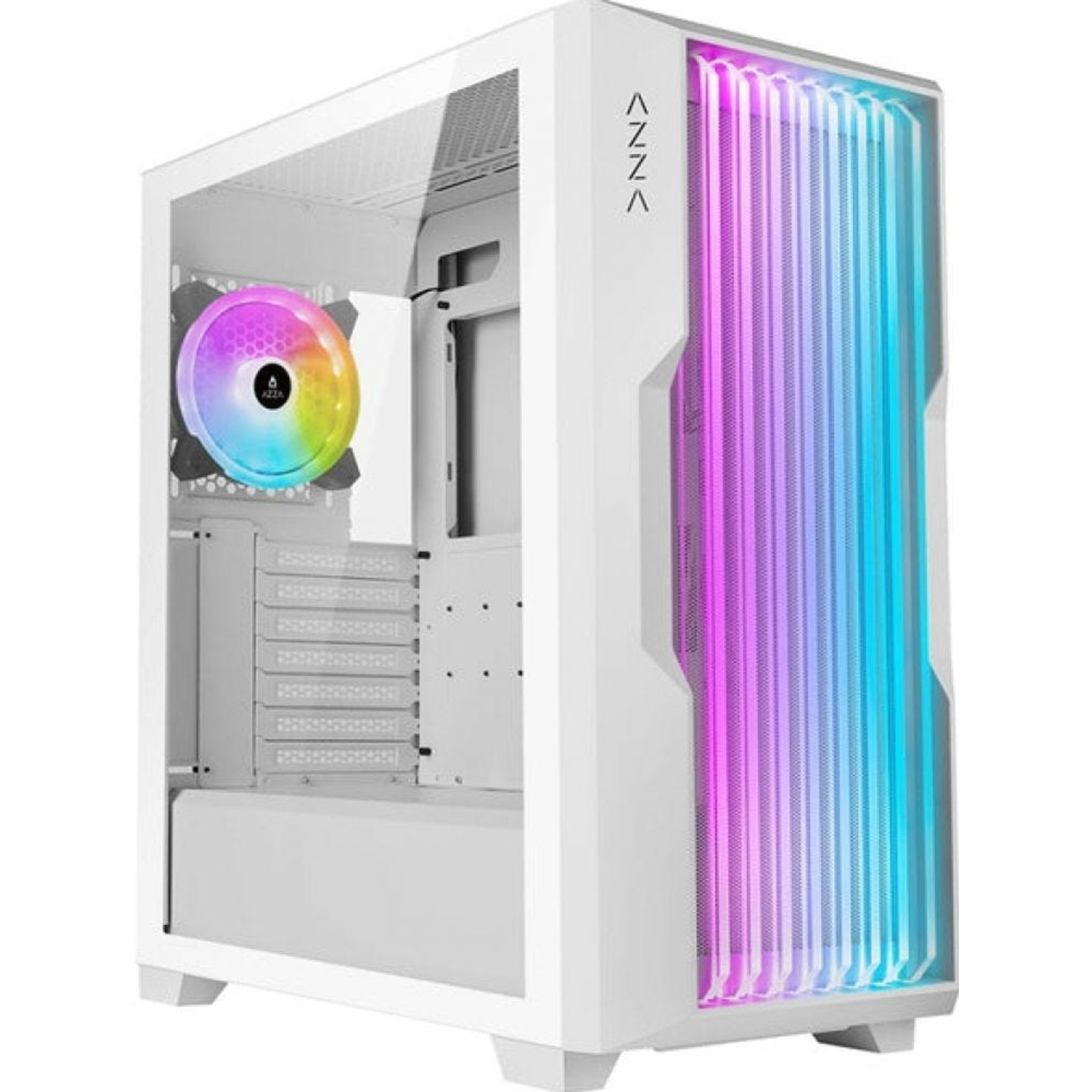 AZZA Guardian Glass White Midi Tower