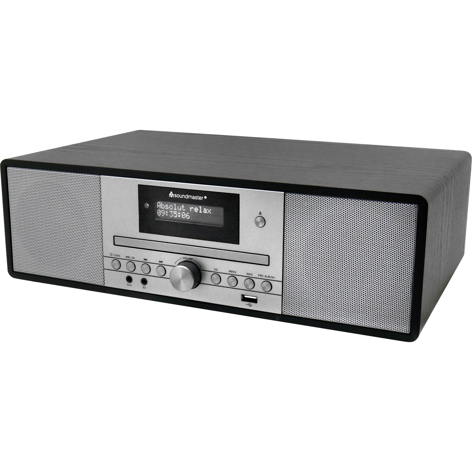 Soundmaster DAB980SW Sw Music Centre DAB+/FM-RDS CD USB Bluetooth Audiobook Player