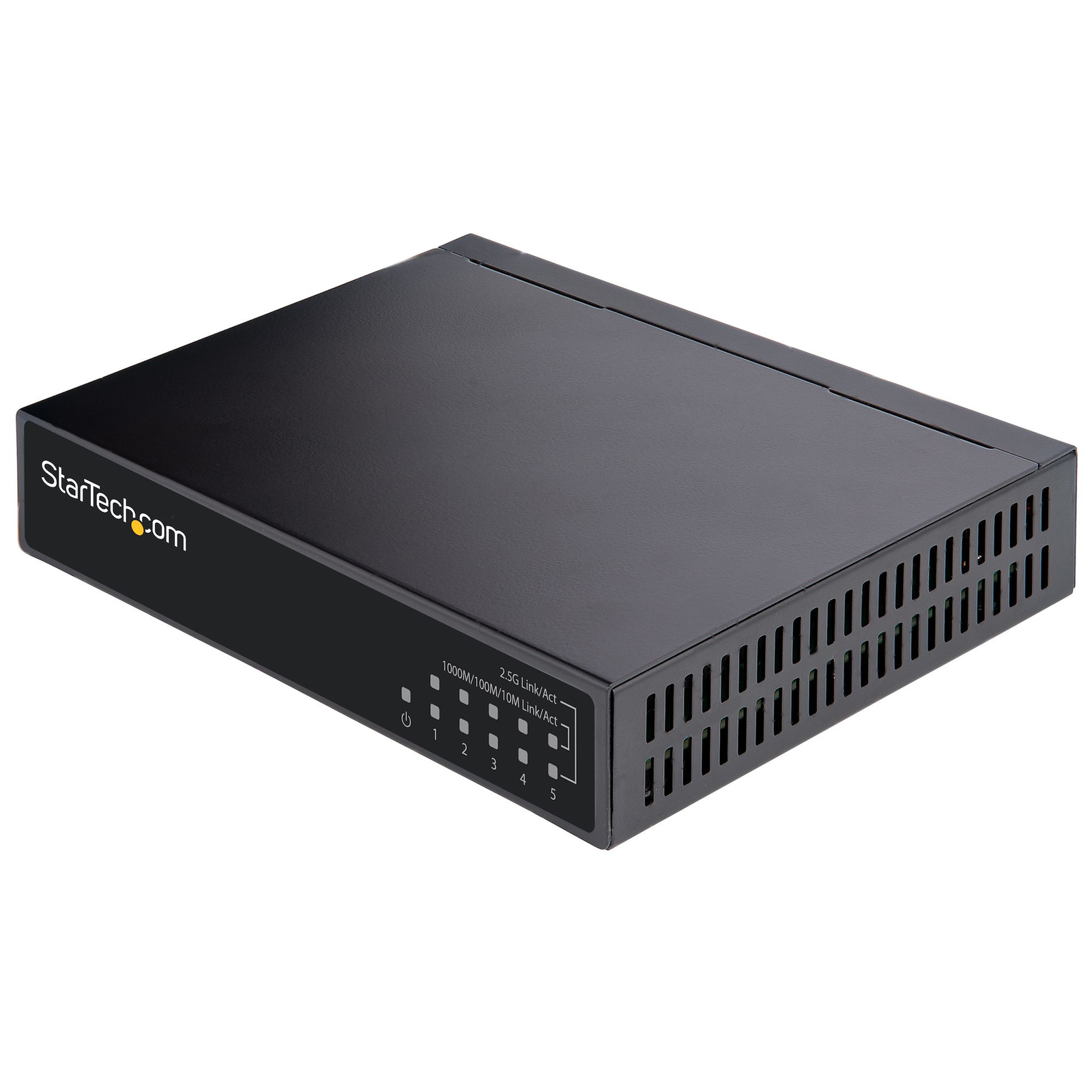 StarTech.com UNMANAGED 2.5G Switch 5 Port ALL-METAL Case FANLESS Wall KIT