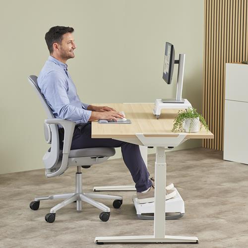 KEYBOARD ACC WRIST RESTS/COMPACT GRY 100142571 FELLOWES