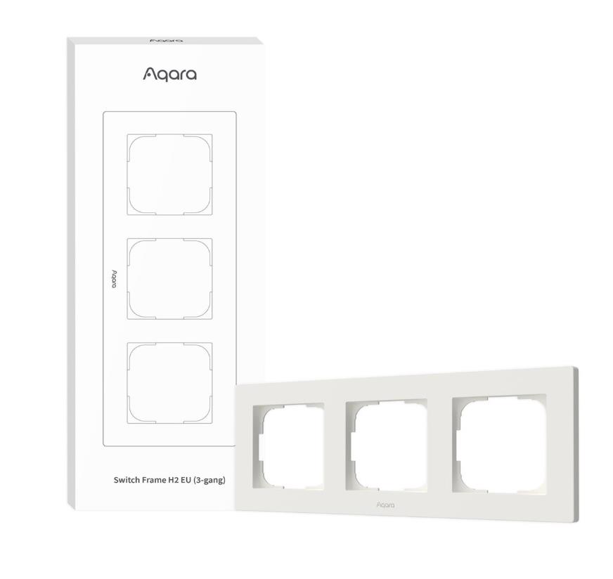 SMART SWITCH FRAME H2 (3-GANG)/WHITE FE-X02D-W AQARA