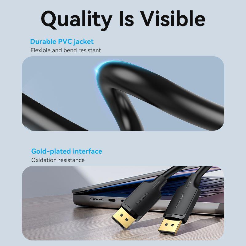 CABLE DP TO DP 3M/HAKBI VENTION
