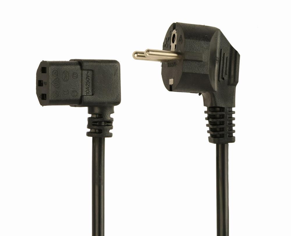 CABLE POWER ANGLED C13 1.8M/PC-186A-075-1.8M GEMBIRD