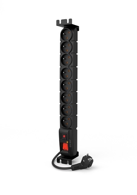 Acar S8 FA RACK power strip (5m; black)