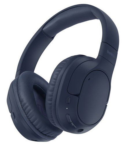 BELKIN SOUNDFORM SURROUND KABEL - OVER-EAR-KOPFHOERER BLAU
