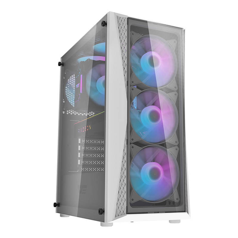 Darkflash DK352 Plus computer case (black and white) + 4 ARGB fans