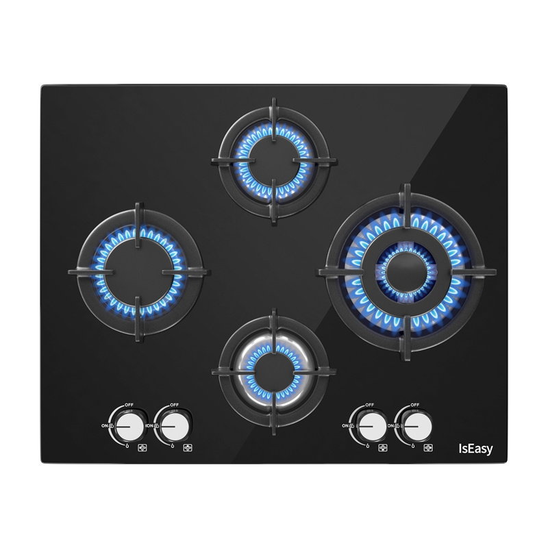 IsEasy MGBG-604B glass gas cooktop