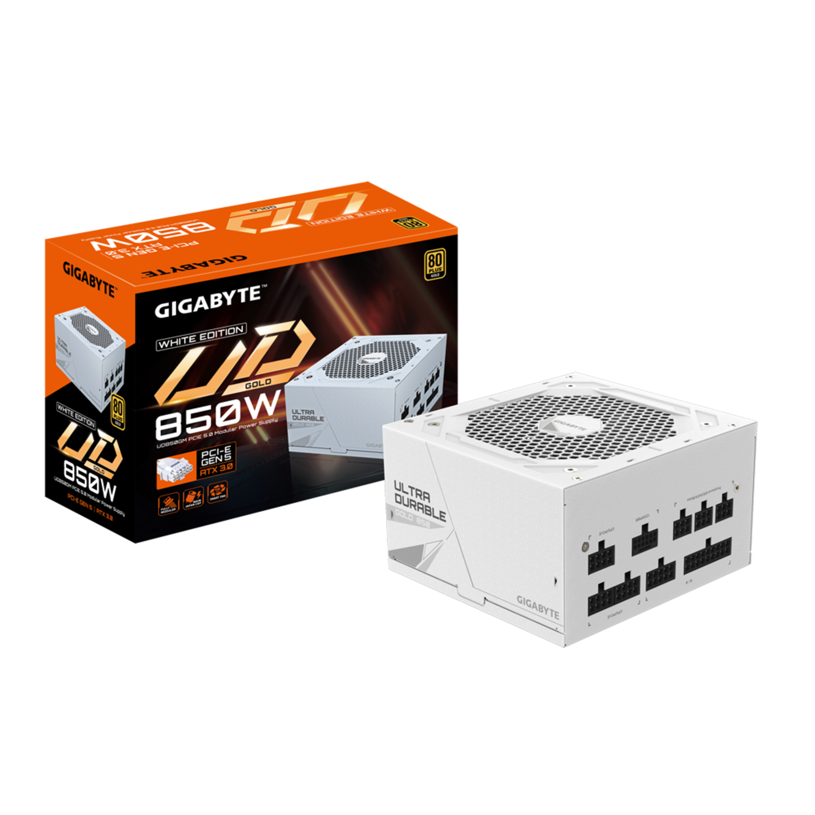 GIGABYTE Power Supply GP-UD850GM PG5W 850W 80+ gold