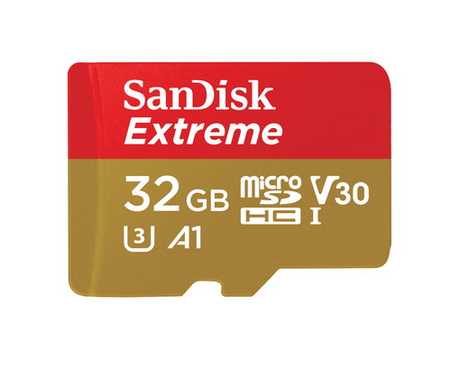 EXTREME MICROSDHC 32GB - SD ADAPTER ACTION SPORTS CAMERAS