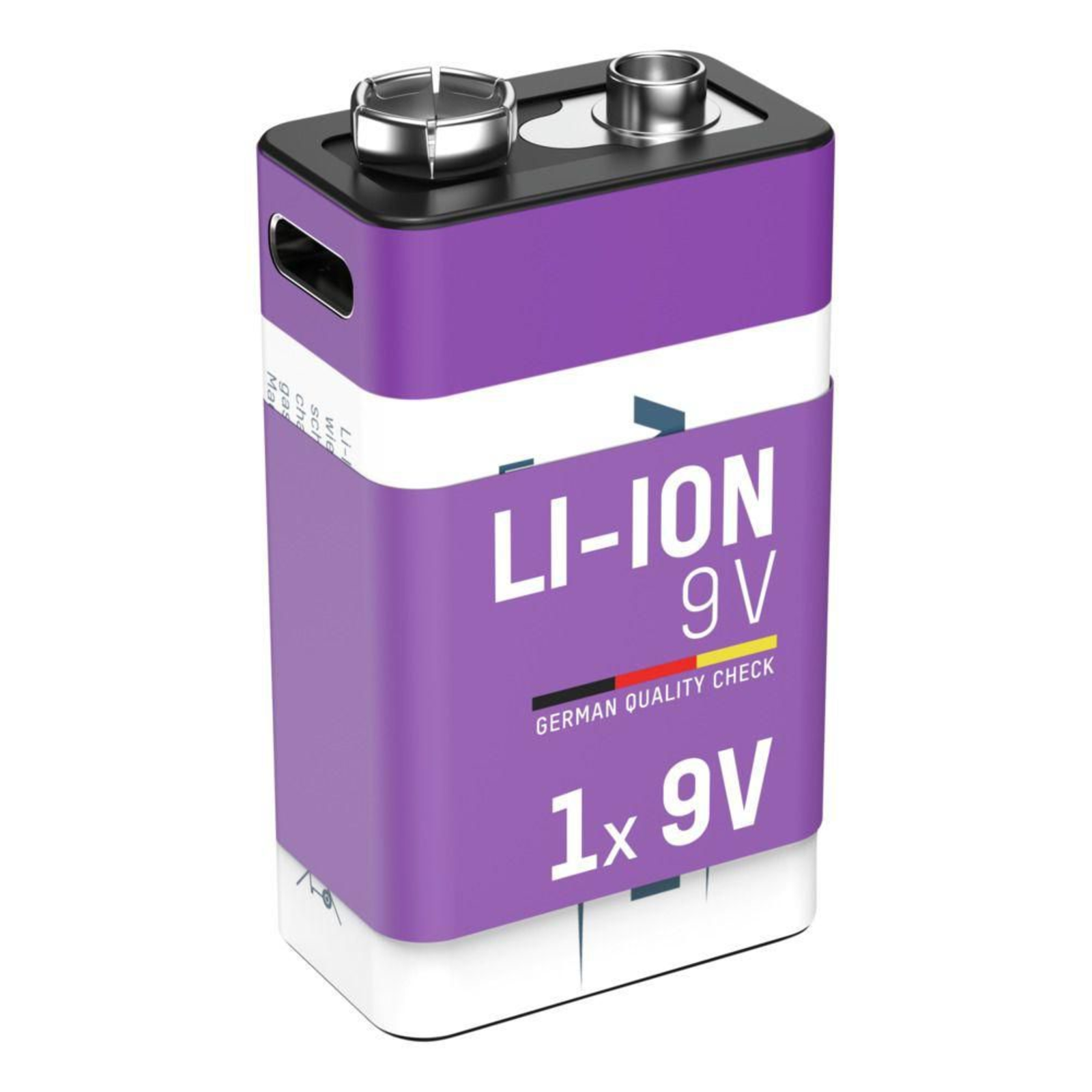 Ansmann ANS Li-ion Rechargeable Battery 9V Block 340 MAh 9 V 1-pack