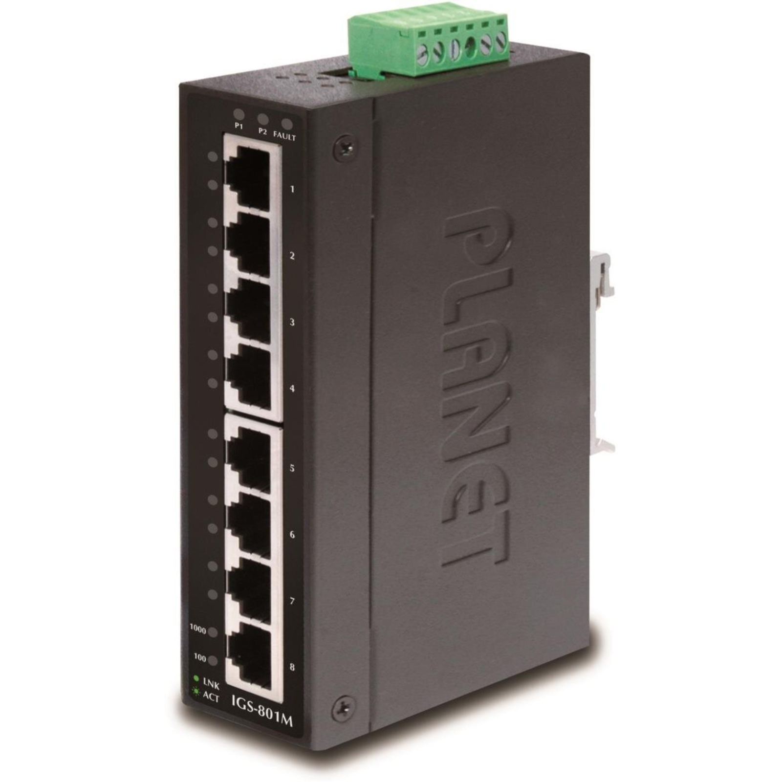 PLANET 8-10/100/1000Mbps Managed Industrial Ethernet