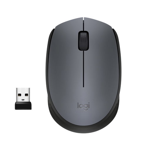 WIRELESS MOUSE M170 GREY-K - IN
