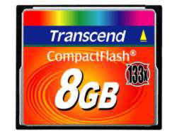 COMPACT FLASH CARD 8GB MLC - 133X