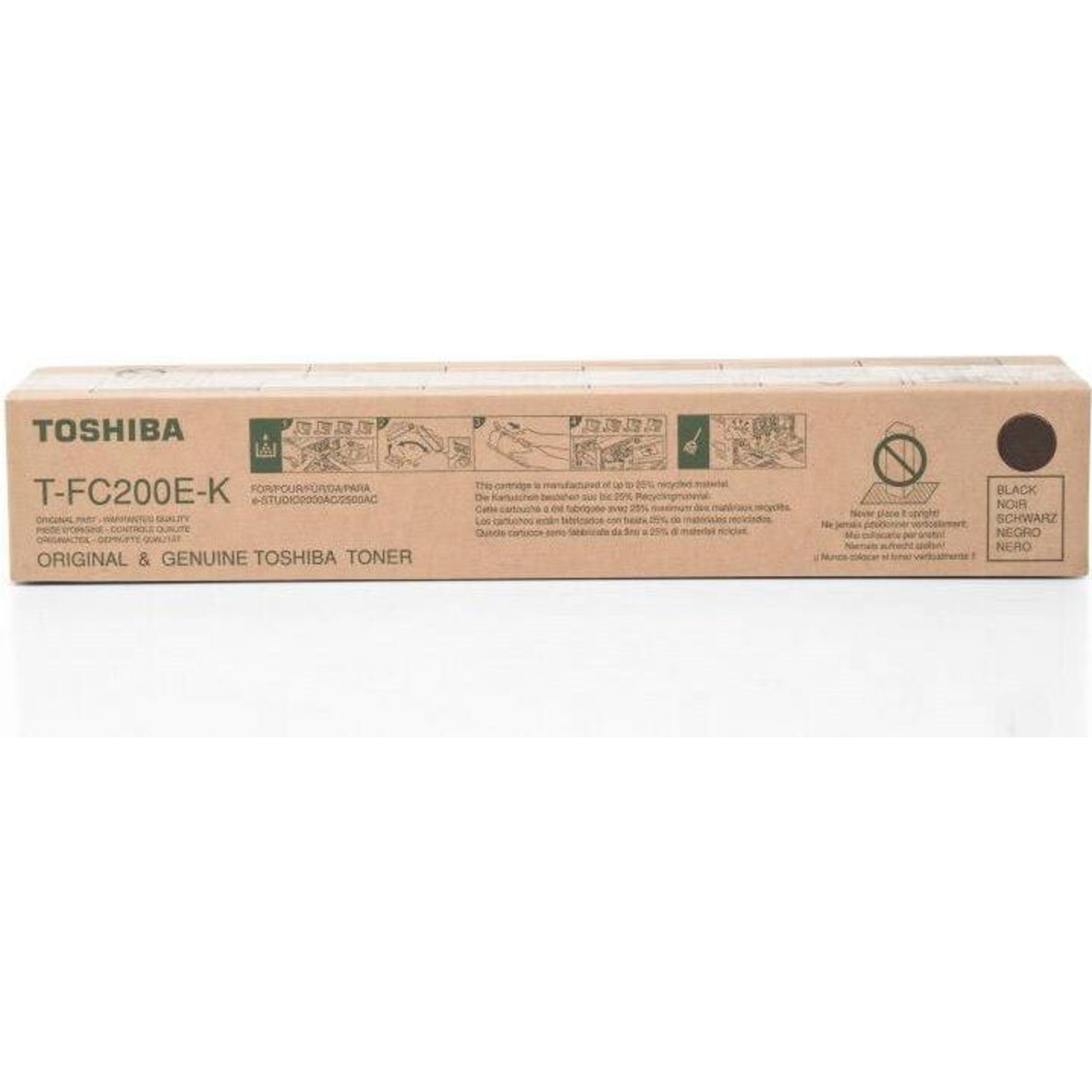 Toshiba Toner T-FC200EK Fuere-Studio 2500AC Black 6AJ00000123 6AJ00000196 Original T