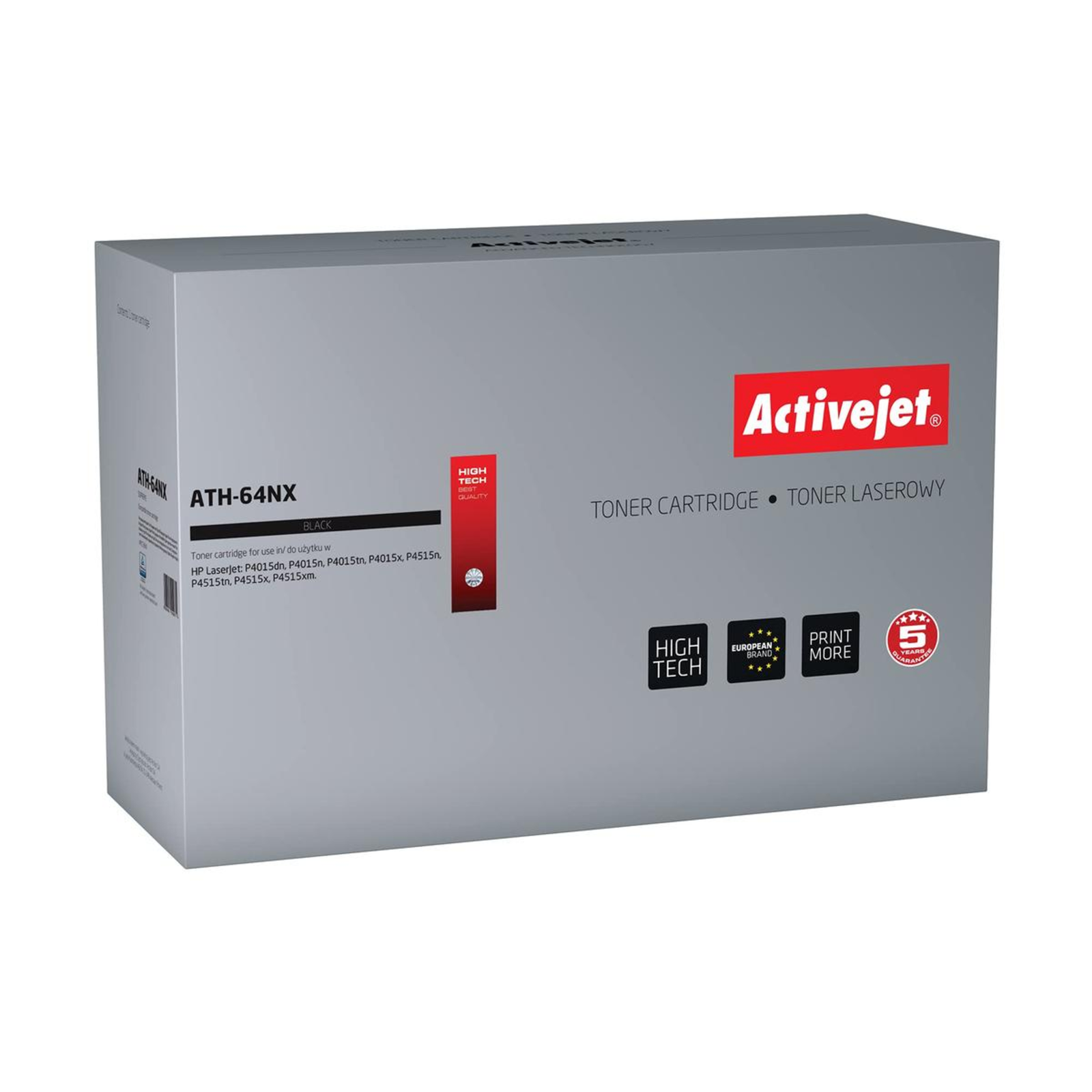Activejet ATH-64NX Toner (replacement HP 64X CC364X Supreme 24000 Pages Black)