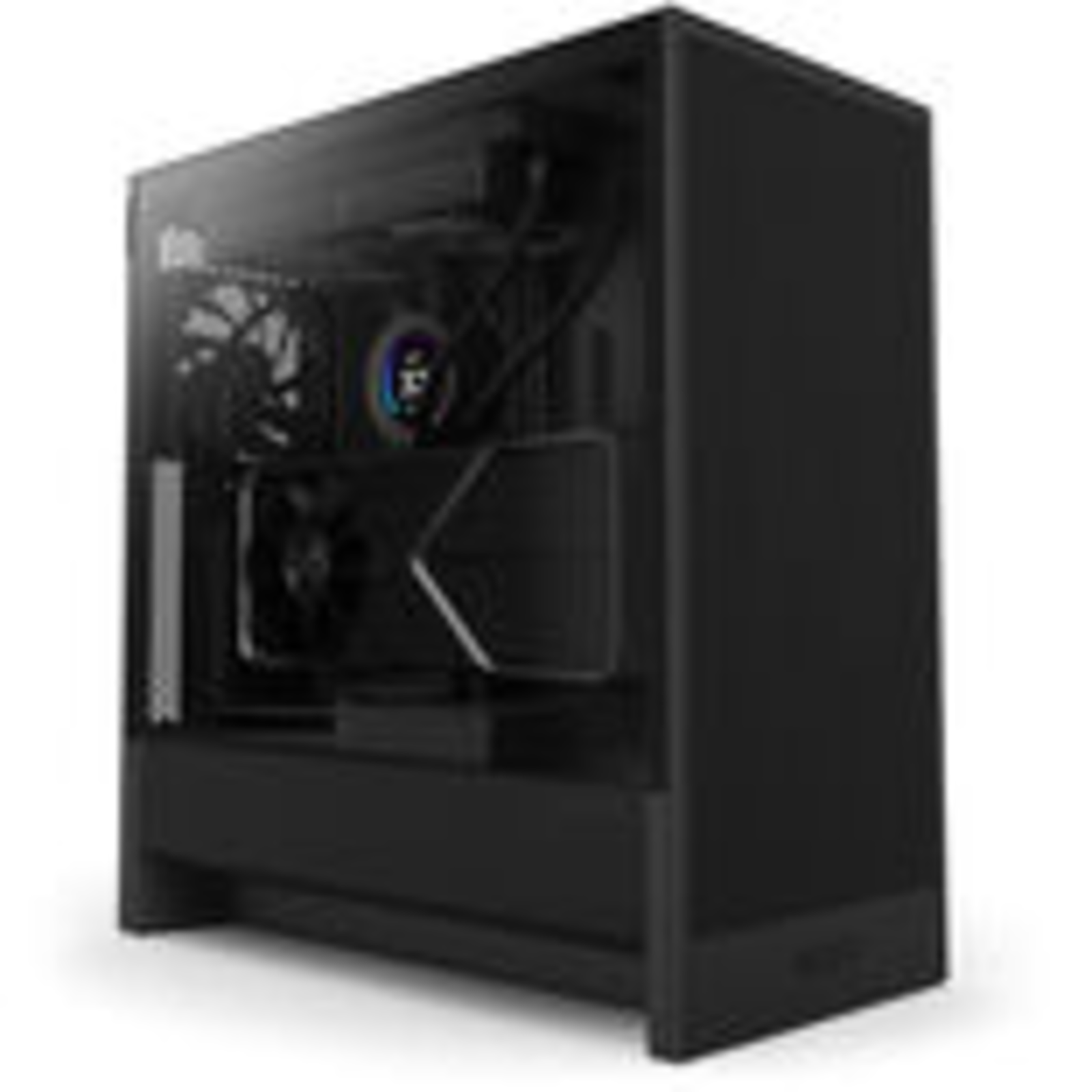 NZXT H Series H5 Flow Tower Extended ATX No Power Supply Black