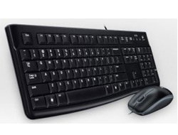 DESKTOP MK120 - WIRED BLACK SPRITZWASSERSCHUTZ