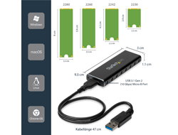 USB 3.0 TO M.2 SSD ENCLOSURE - .