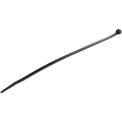 100 PACK 10 CABLE TIES -BLACK - NYLON ZIP TIE WRAPS UL TAA