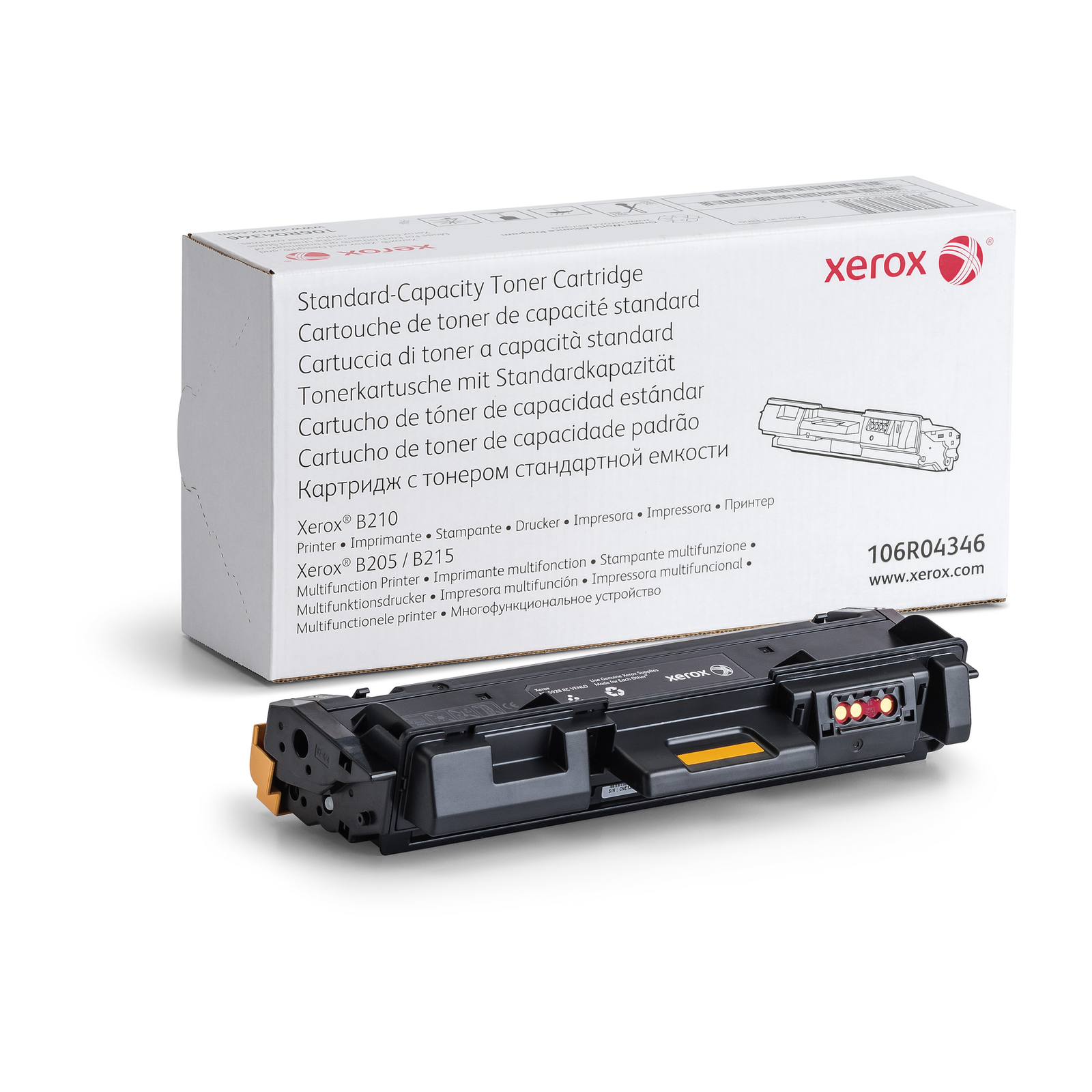 Xerox Toner Black 106R04346