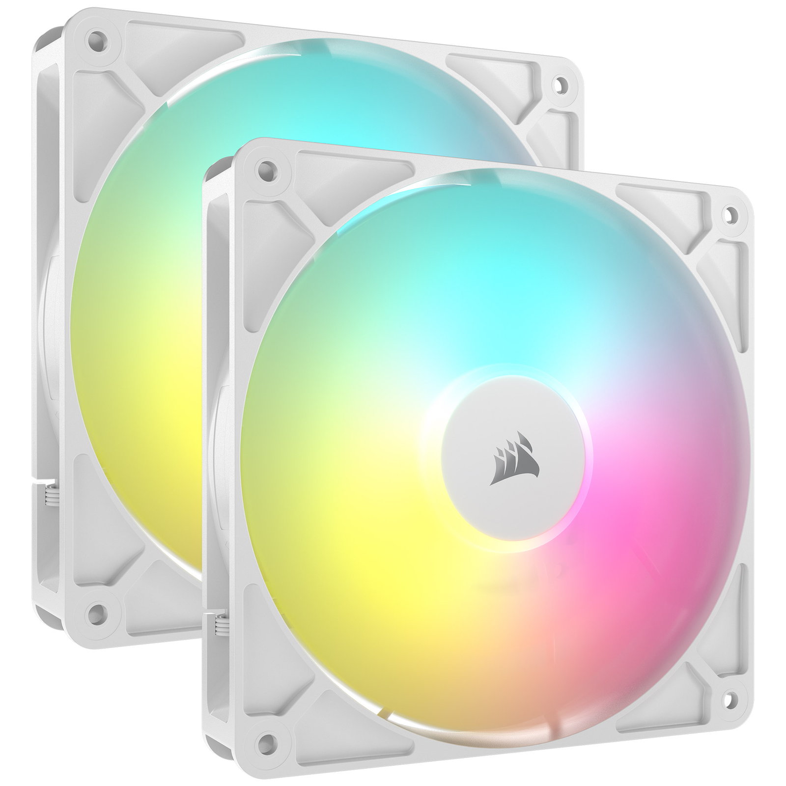 Corsair RS ARGB PWM Fan Pack of 2 140mm White
