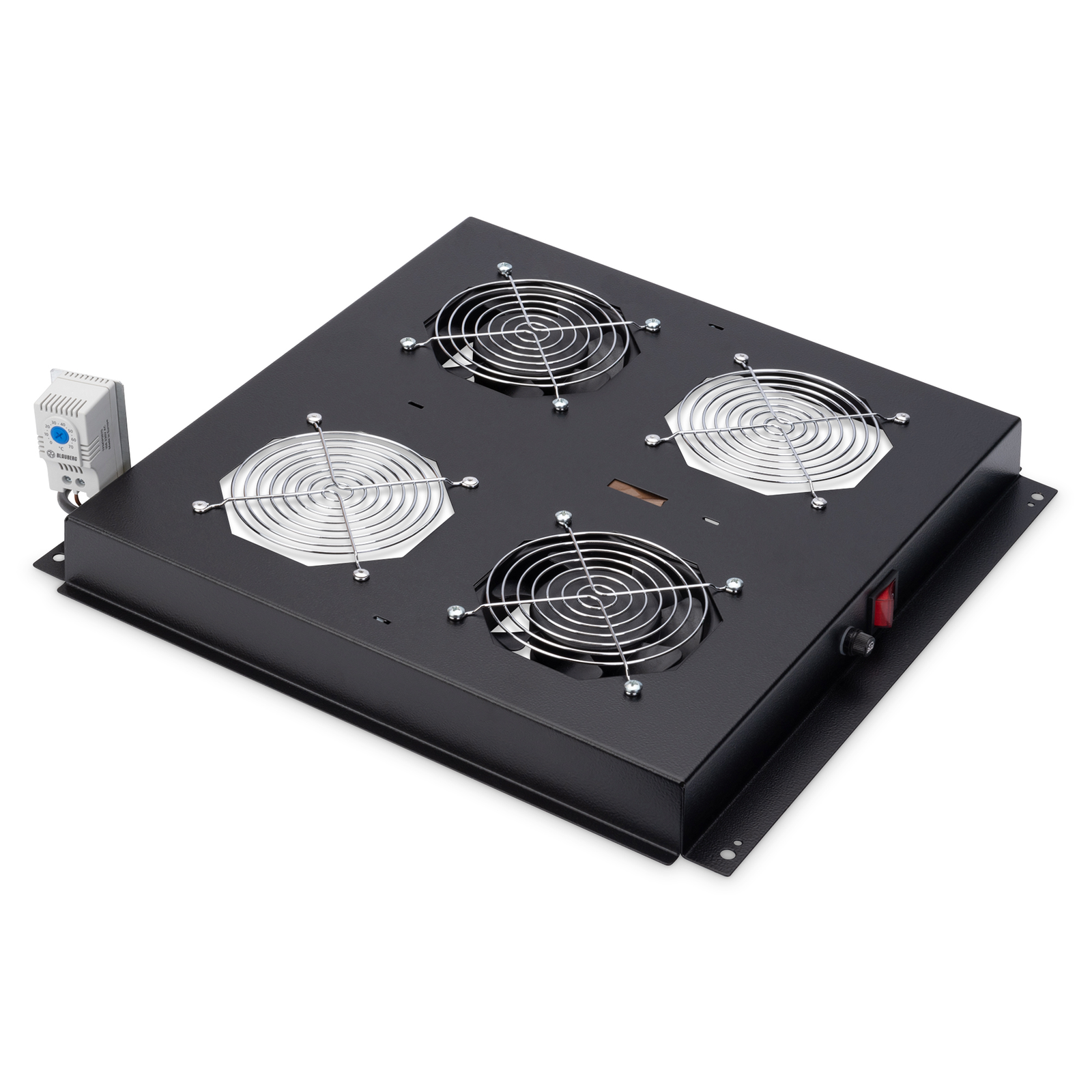 Digitus Roof Fan Unit Unique/Dynamic 2 Fans Black.