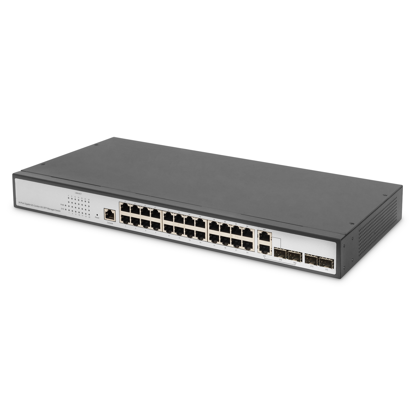 Digitus 24-port Gigabit Switch 19-inch Managed 2 Uplinks