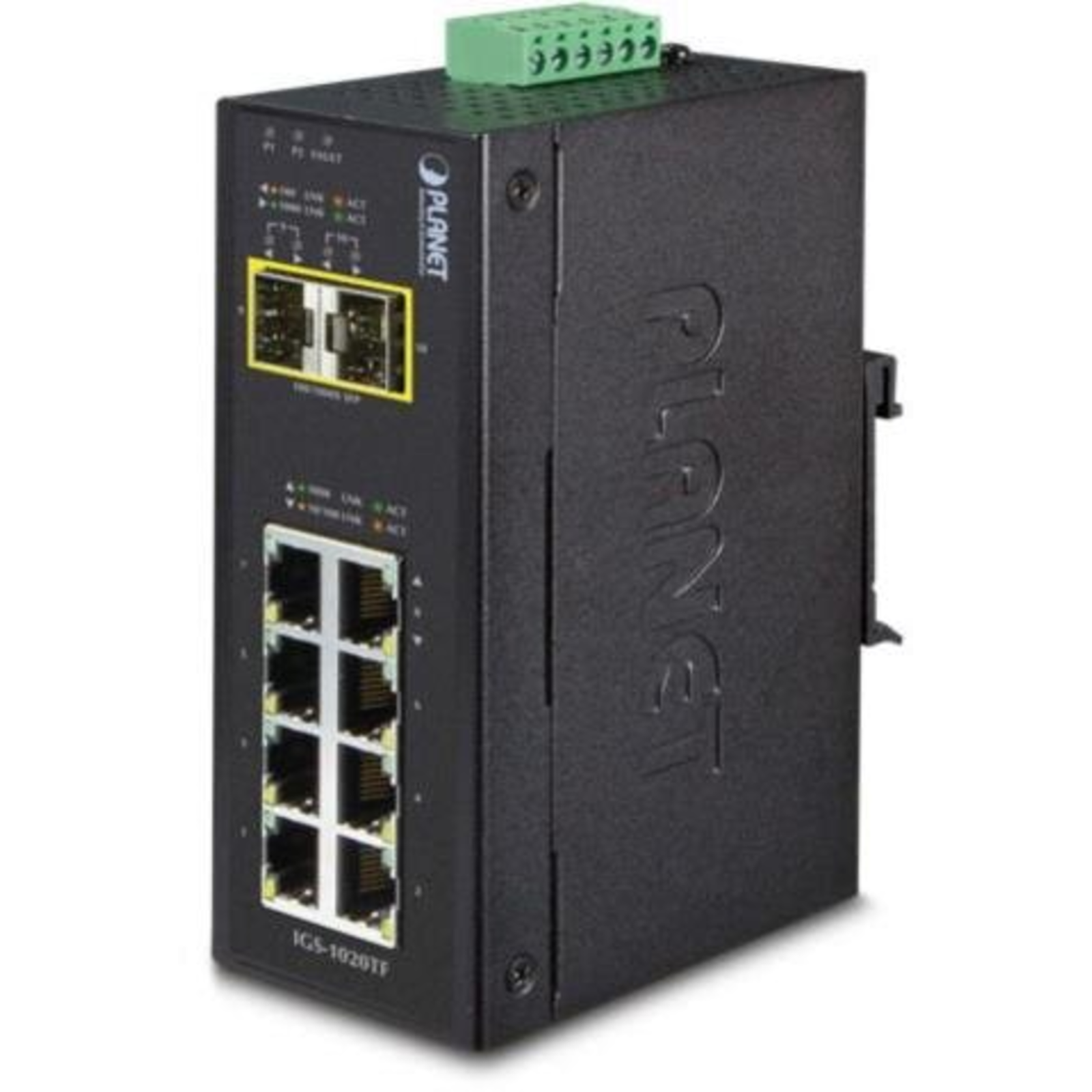 PLANET Industrial 8-10/100/1000T + 2 1000X SFP