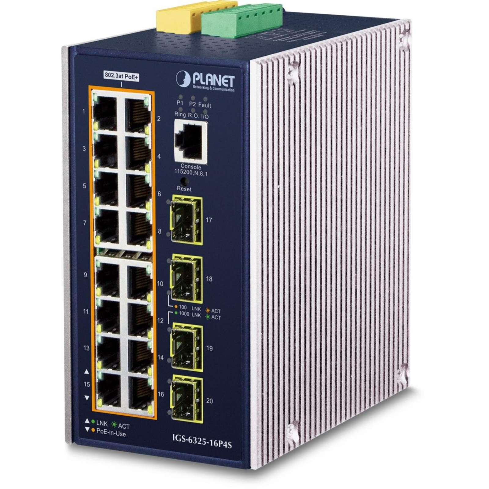 Planet IGS-6325-16P4S Switch L3 Managed 16 X 10/100/1000 (PoE+)