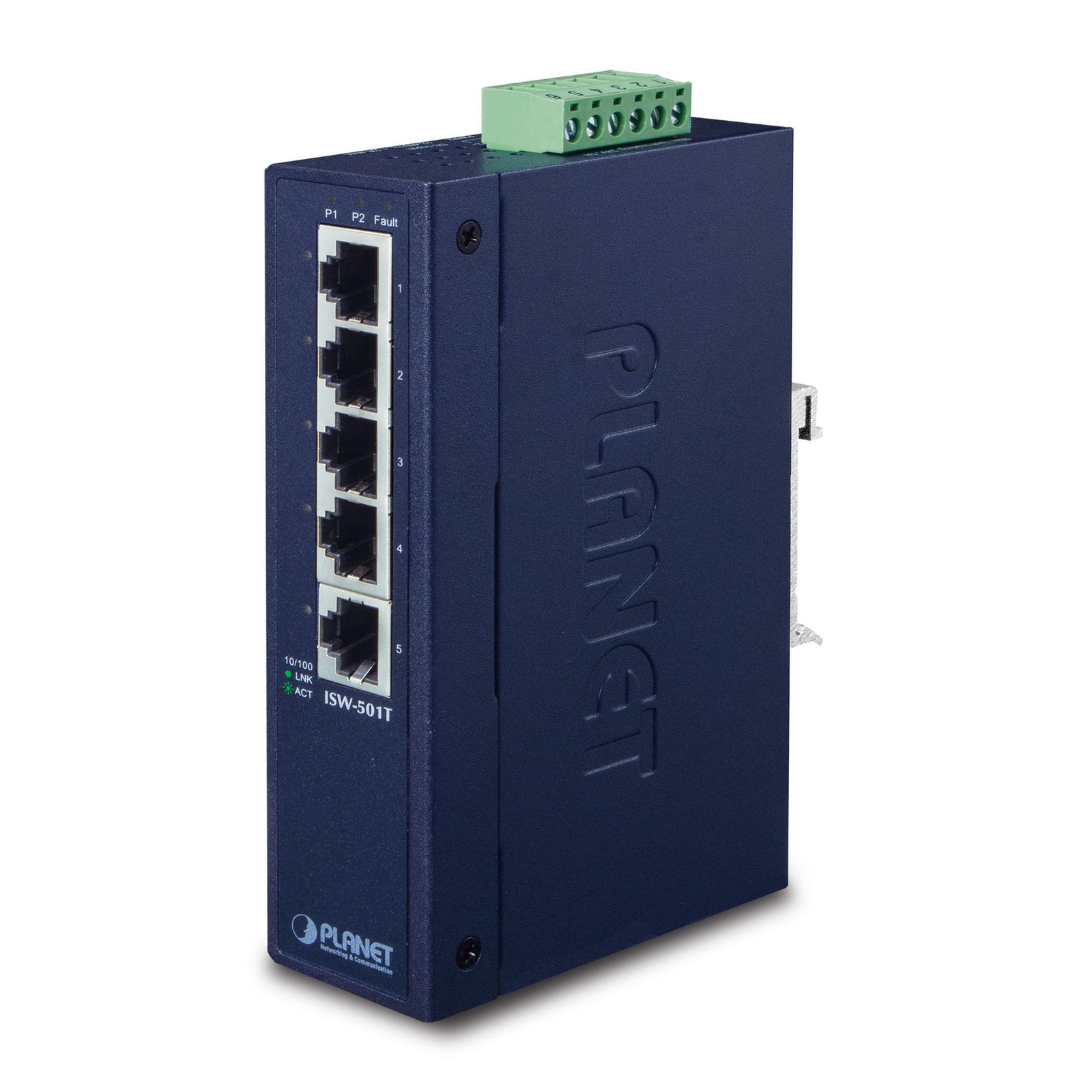 PLANET ISW-501T Switch 5 X 10/100 DIN Rail Mountable