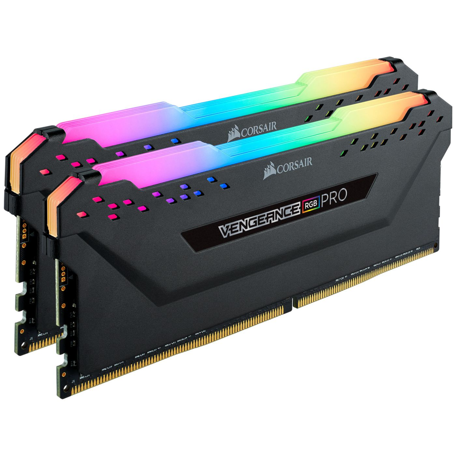 Corsair DIMM 32 GB DDR4-2666 2x 16 GB Dual Kit BlackcmW32GX4M2A2666C16 Vengeance RGB PRO INTEL XMP