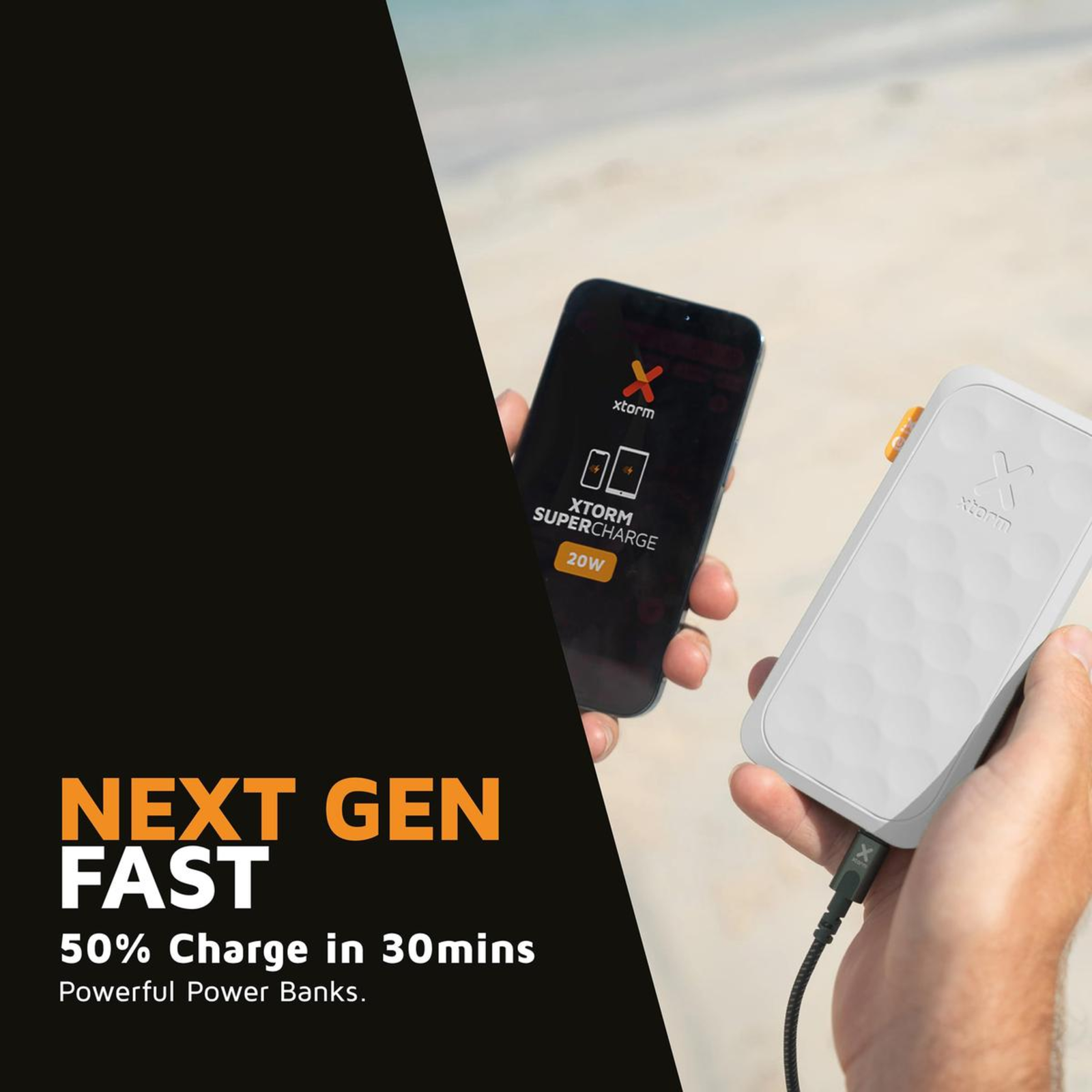 Xtorm 20W Fuel Series Powerbank 10,000 Dusk White