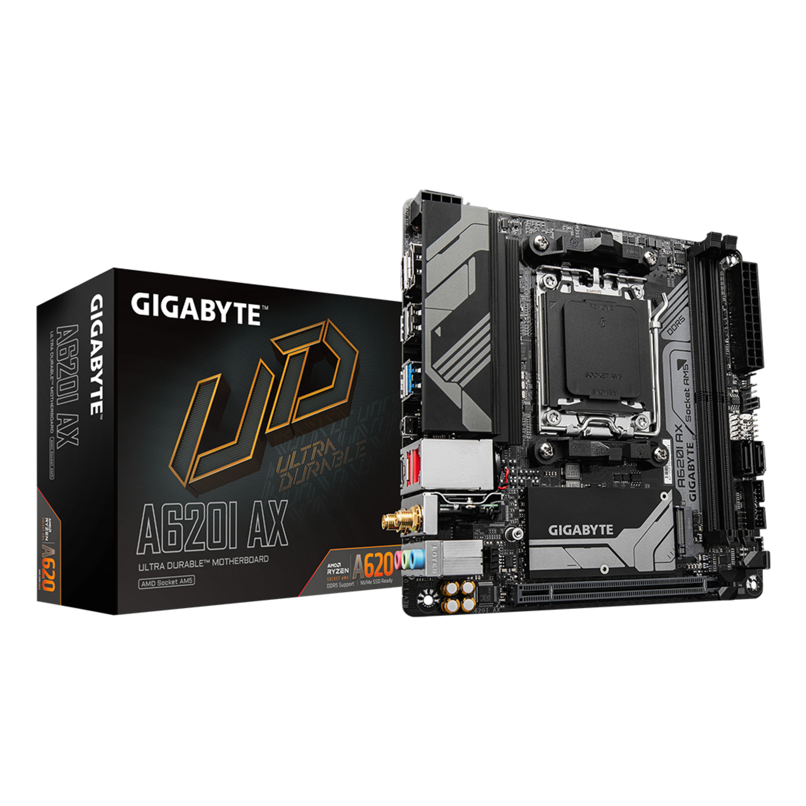 GIGABYTE A620I AX 1.0 Motherboard Mini-ITX Socket AM5