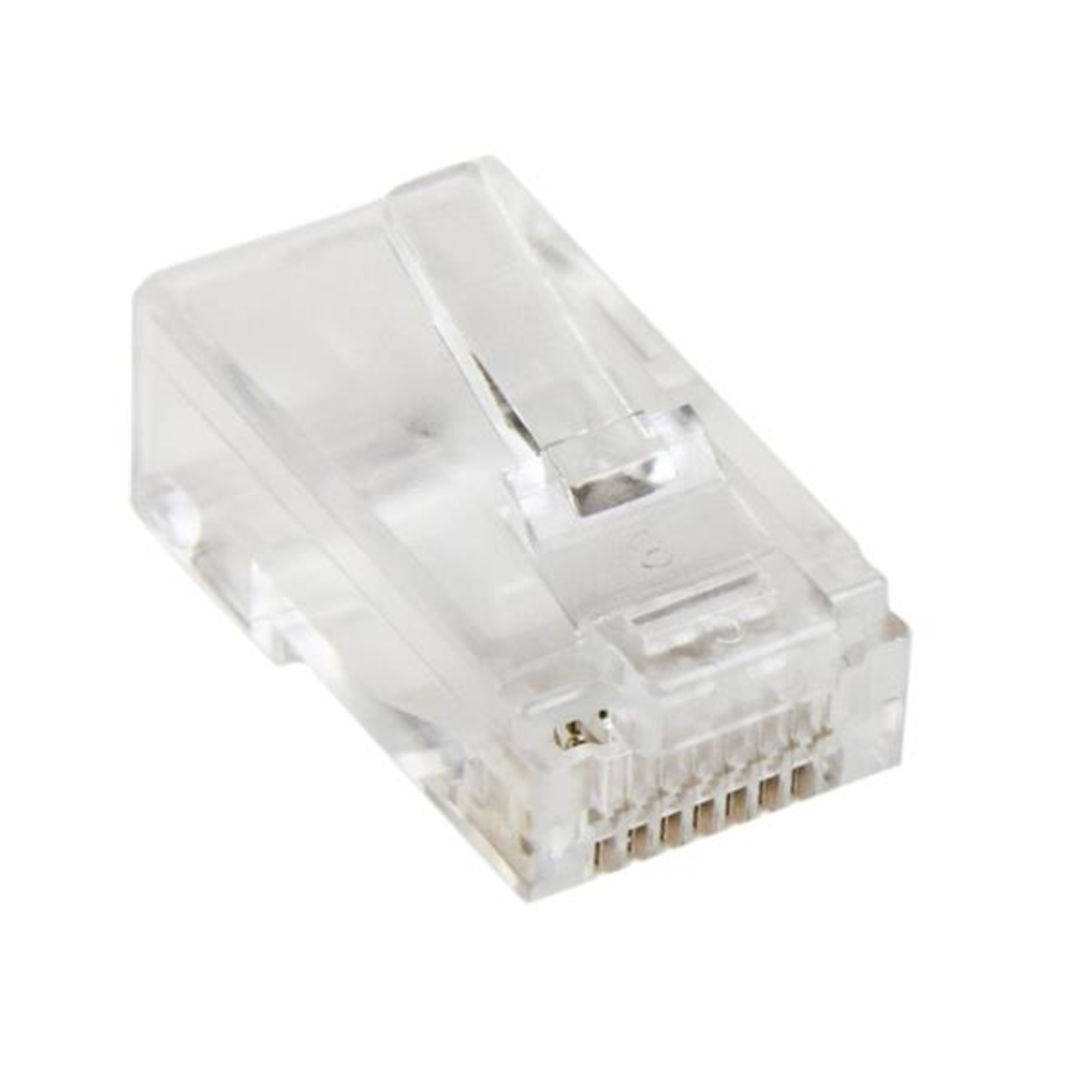 StarTech.com Cat5e RJ-45 Connectors 50 Pcs Bulk Pack 50x RJ45 Modular Plugs Netzwe