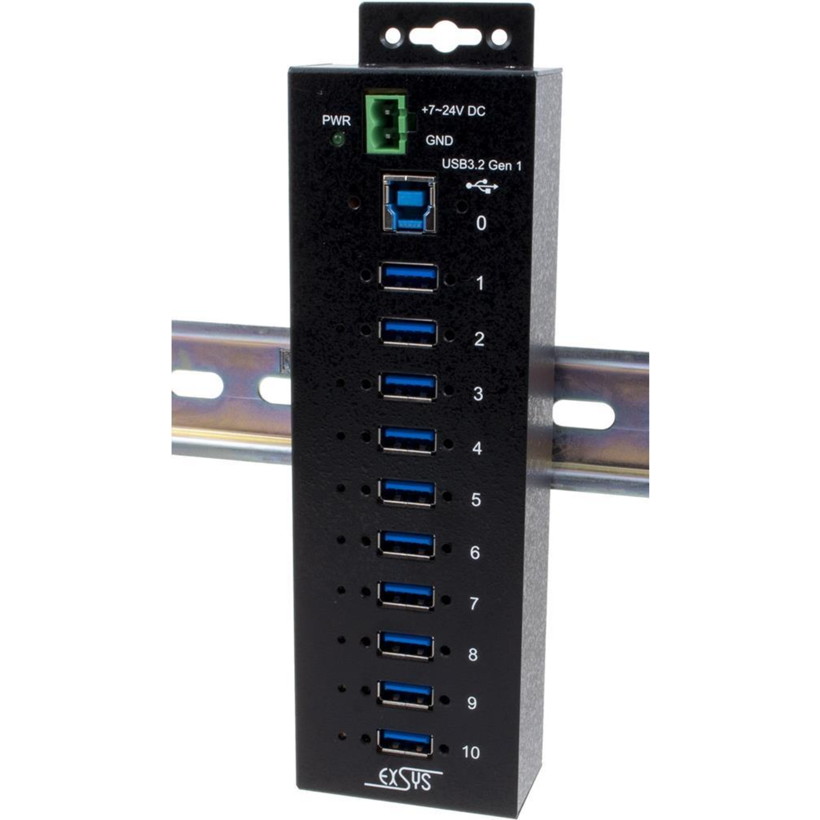 Exsys EX-1510HMVS Hub 10 X USB 3.2 Gen 1