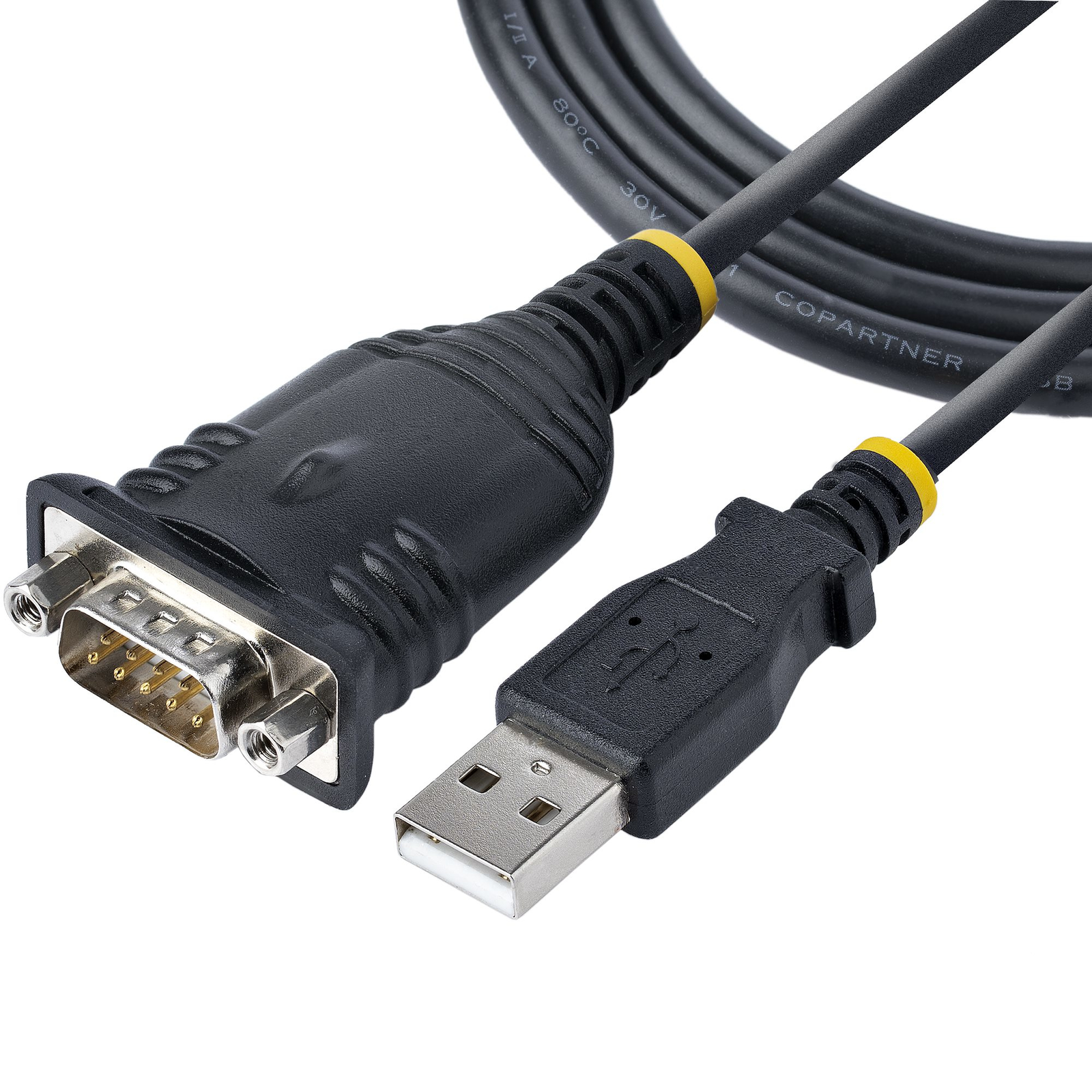 StarTech.com 1 M USB Serial Adapter USB to RS232 Adapter Prolific IC USB to Serial Converter