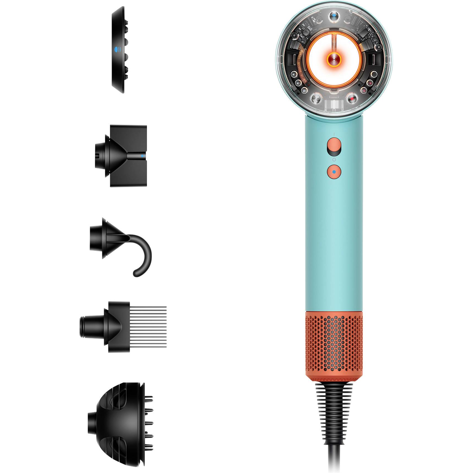 Dyson Supersonic Nural 110000 RPM 13.3 L/s 100 C Pink 2.62 M Buttons