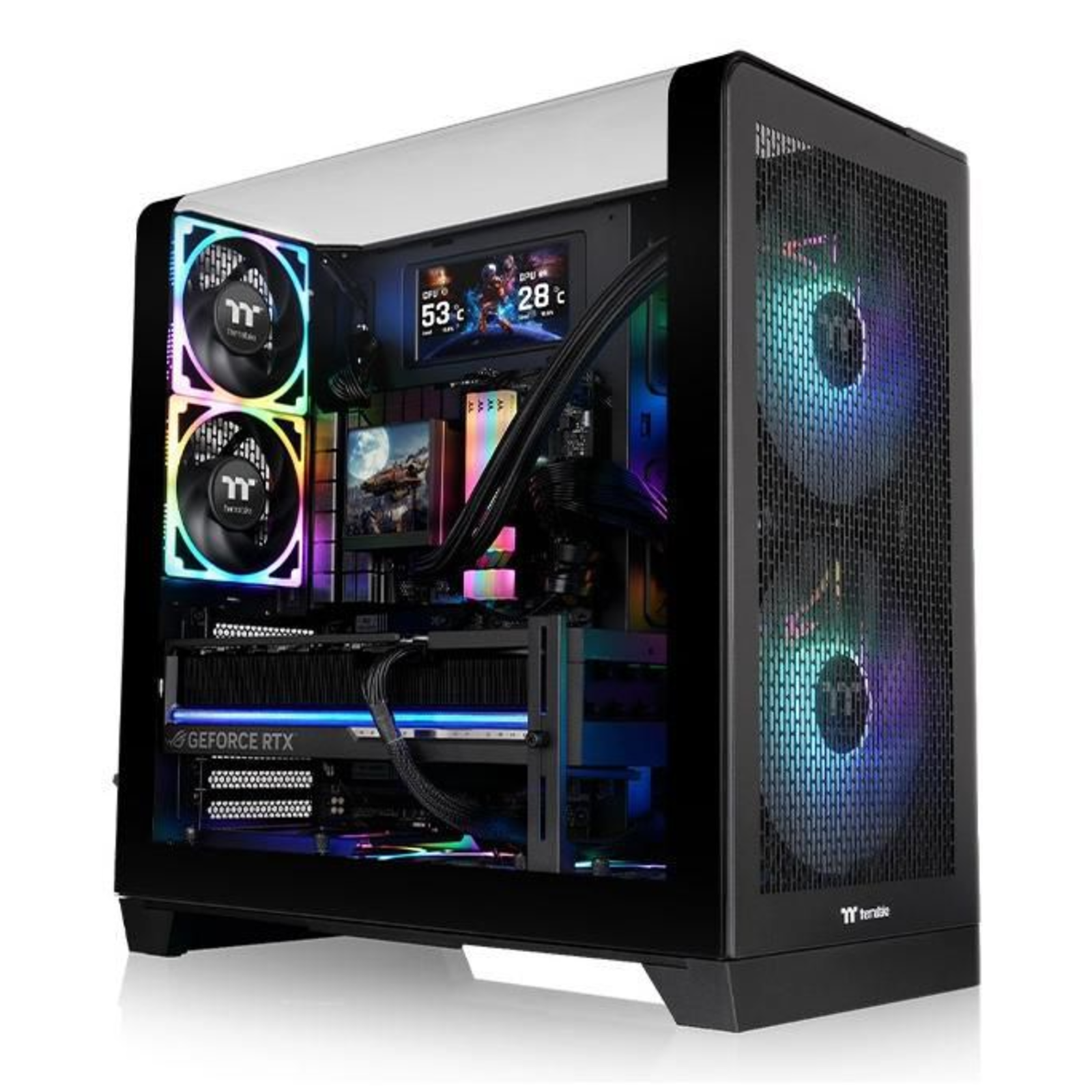Thermaltake Geh View 390 Air Midi Tower Black Retail