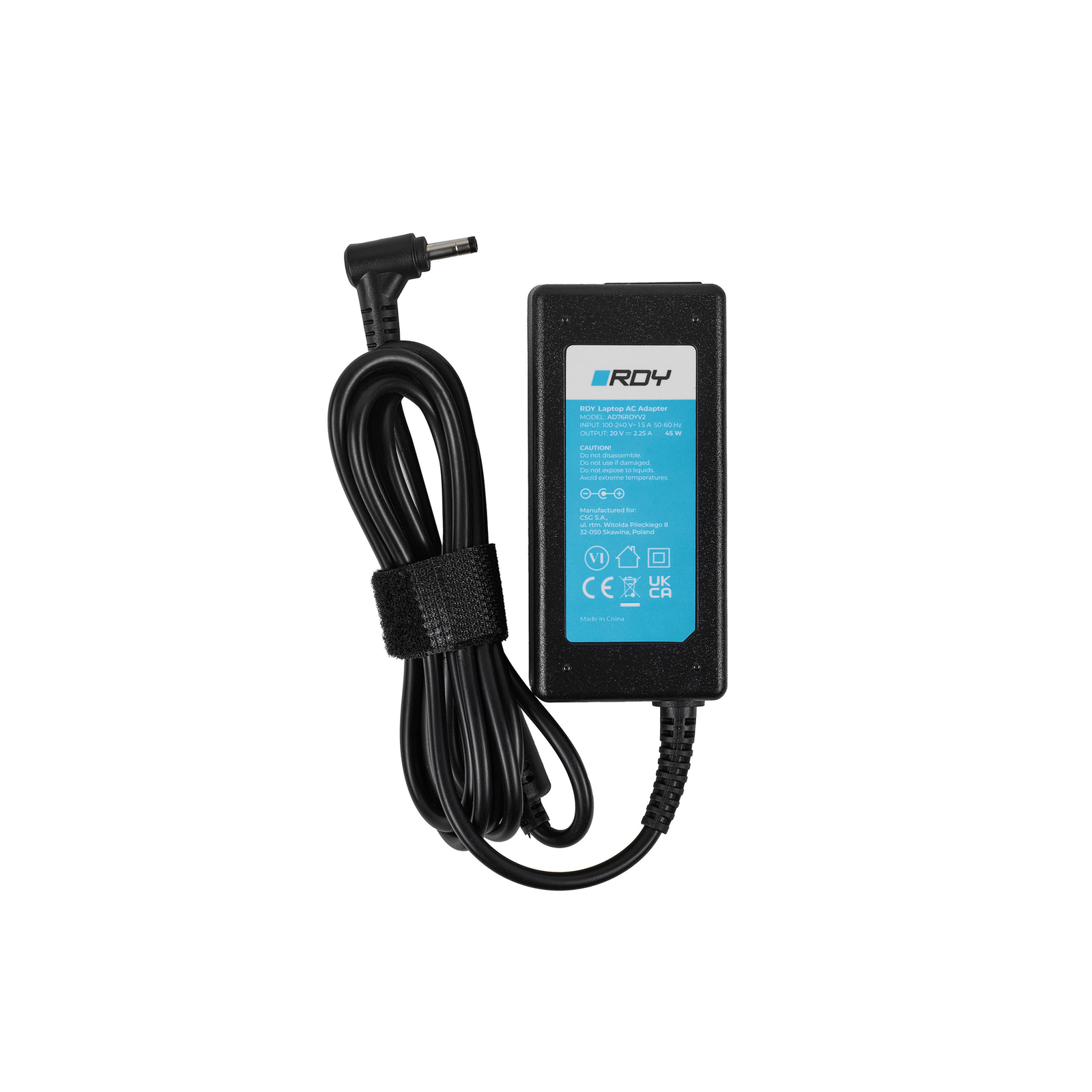 Greencell Laptop Charger RDY 20V 2.25A 45W Lenovo IdeaPad 110 110-15 100-15IBY 110-15IBR