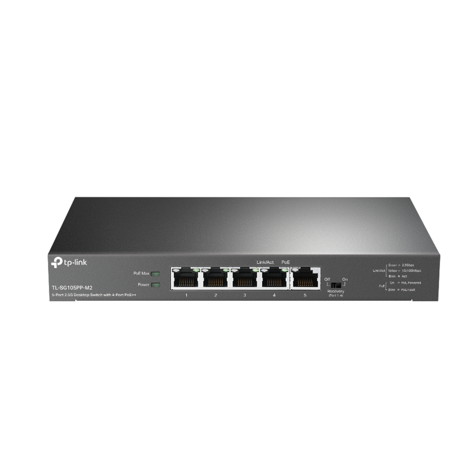 TP-Link TL-SG105PP-M2 5x2.5Gb (4xPOE++) Desktop Switch