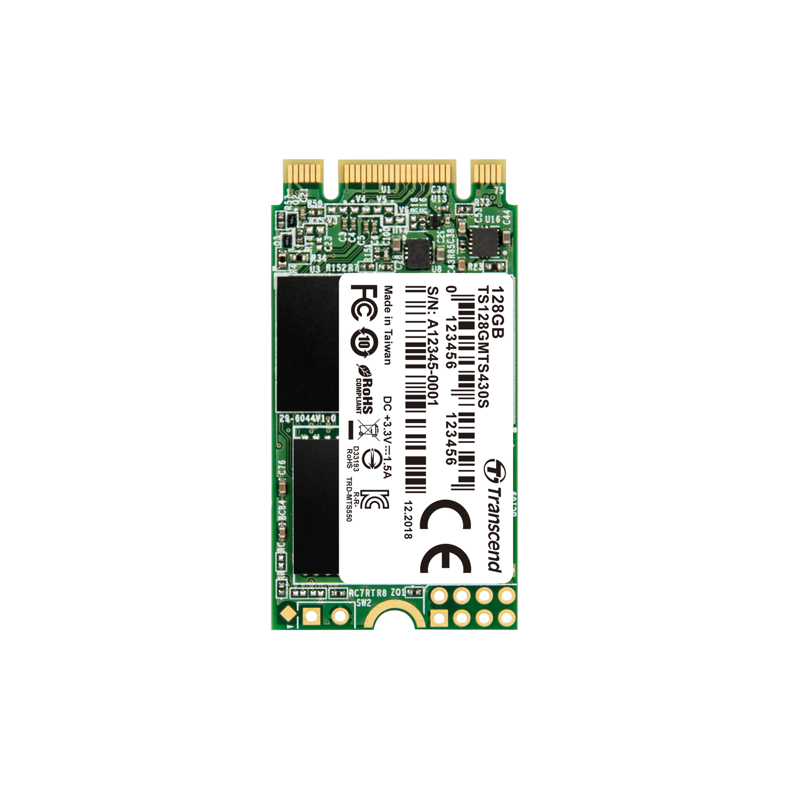Transcend 430S 128 GB SATA 6 Gb S M.2 2242